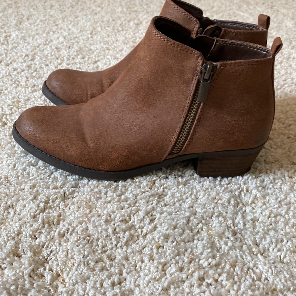 Brown booties